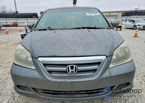 2007 Honda Odyssey Ex z USA, uszkodzony, nr VIN 5FNRL38457B429184